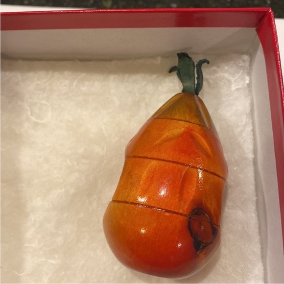 Kitschy 1950 Vintage Mid Century Wooden Fruit Napkin Holders Pineapple Banana - Picture 9 of 11